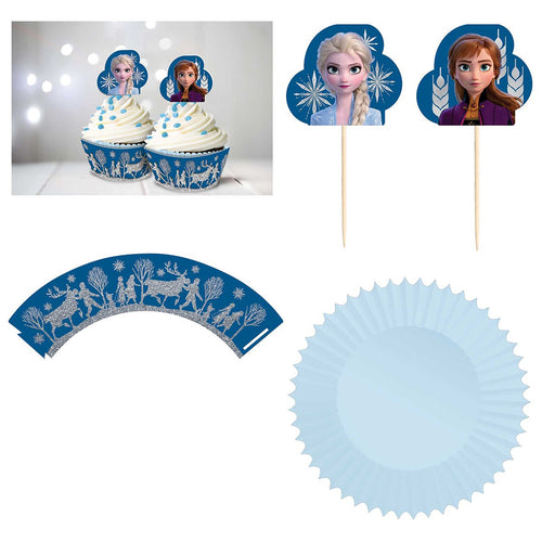 Disney | Frozen 2 Cupcake Kit | Frozen 2 Party Supplies