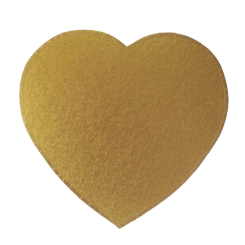 Gold Heart Cake Board | Heart Cake Supplies