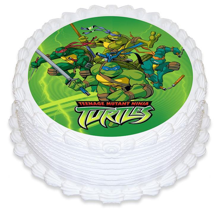 Teenage Mutant Ninja Turtles Edible Cake Image