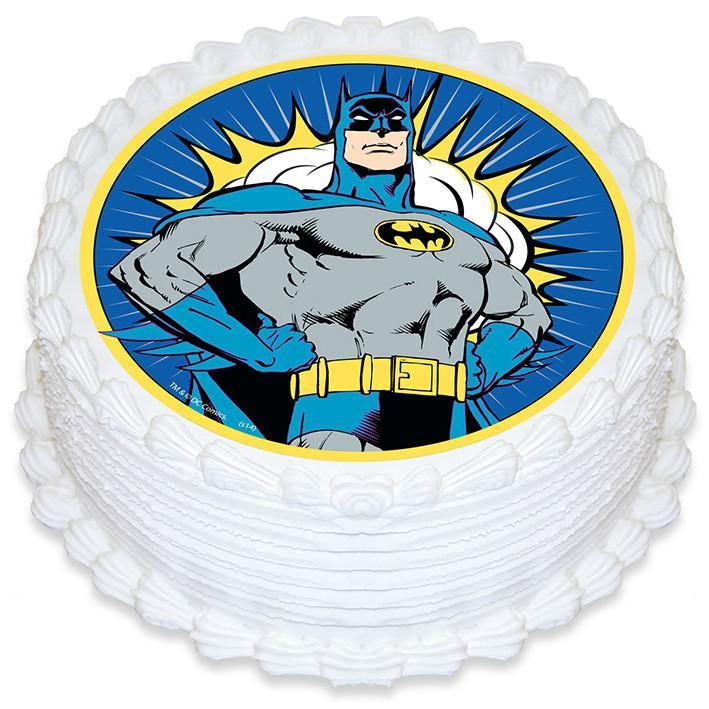 Batman Edible Cake Image