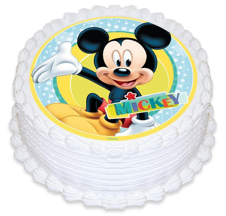 Mickey Mouse Edible Cake Image