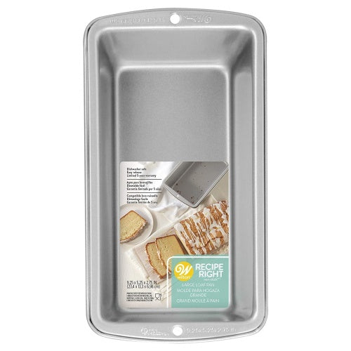 Wilton | recipe right 9.25 x 5.25" large loaf pan | baking party supplies