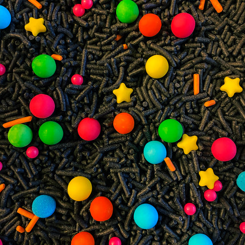 Neon Sparks Sprinkle Medley | Neon Cake Decorations